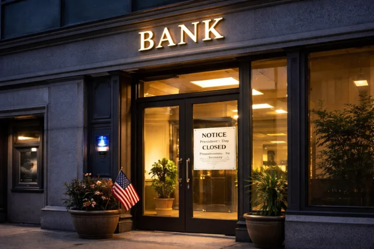 Are banks closed on Presidents Day 2026 direct deposits ACH transfers bill payments update