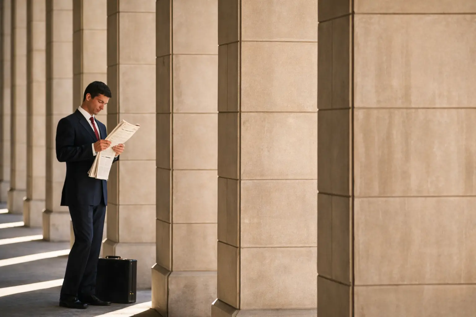 Employee checking bank balance during payroll file settlement early morning
