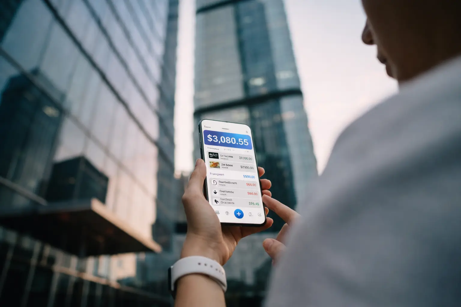 Person checking banking app balance during direct deposit morning timing as deposits begin appearing in accounts