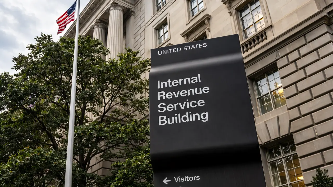 IRS Midnight Batch delay showing Internal Revenue Service building as March 19 refunds remain pending due to Treasury 310 processing