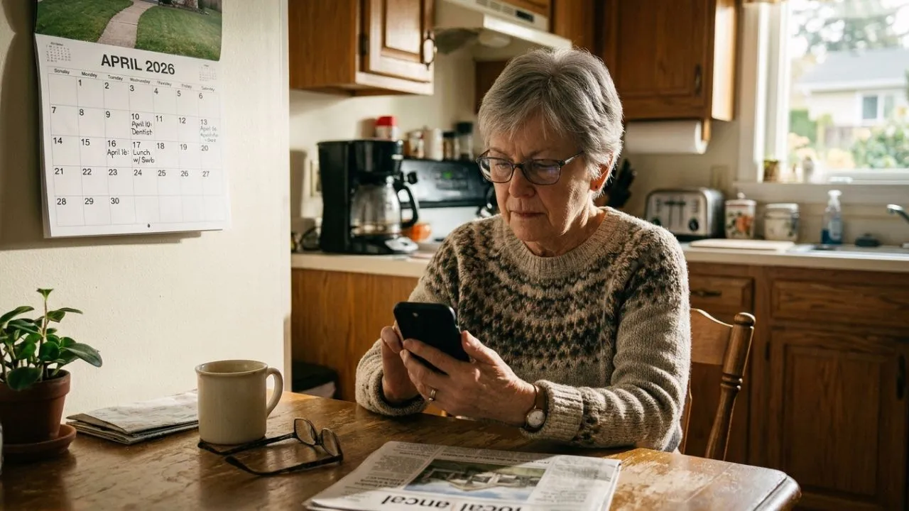 April 2026 Social Security payment calendar showing April 22 deposit date for Group 3 recipients born between the 21st and 31st of the month