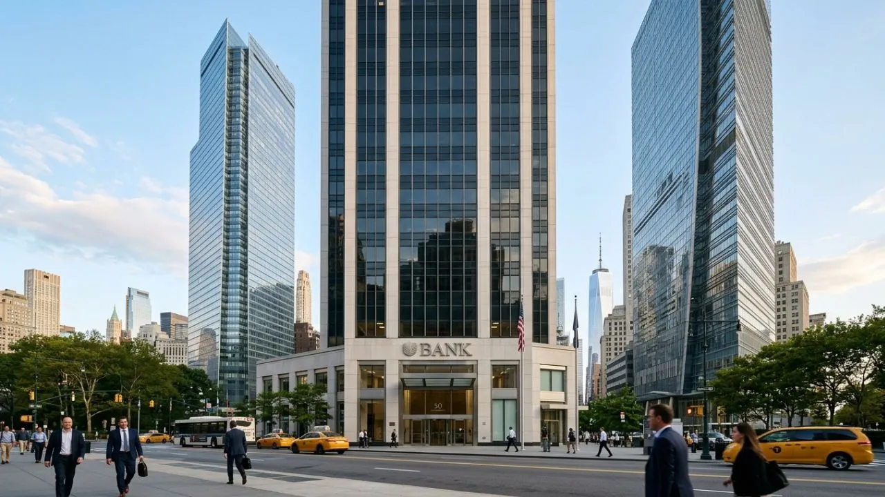 American checking their bank app after a bank merger showing new routing number and concerns about Social Security direct deposit being affected