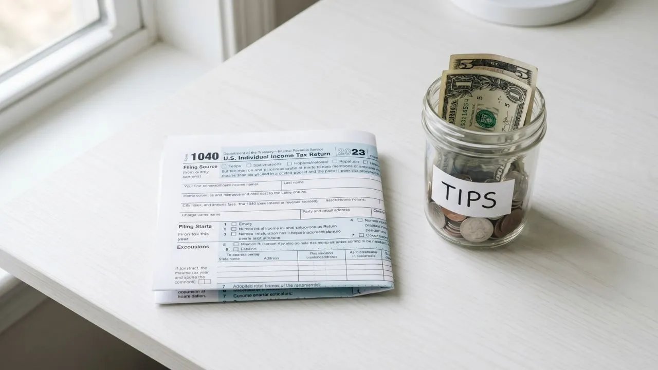 No tax on tips 2026 IRS Schedule 1-A deduction for service workers