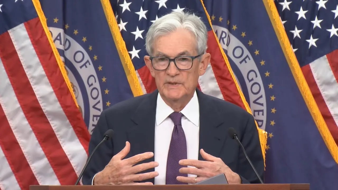 Fed Chair Powell speaking at April 29 2026 FOMC press conference