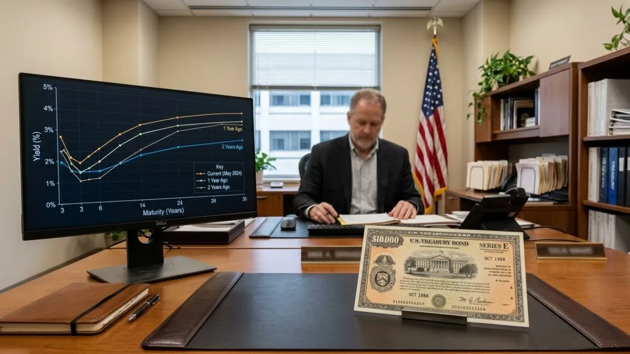 Treasury yield curve monitor showing PCE inflation report market impact