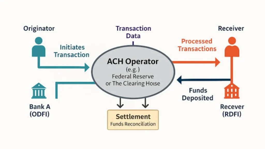 How summer energy demand strains regional banking cash flows 3 Standard ACH Clearing and Settlement Flow