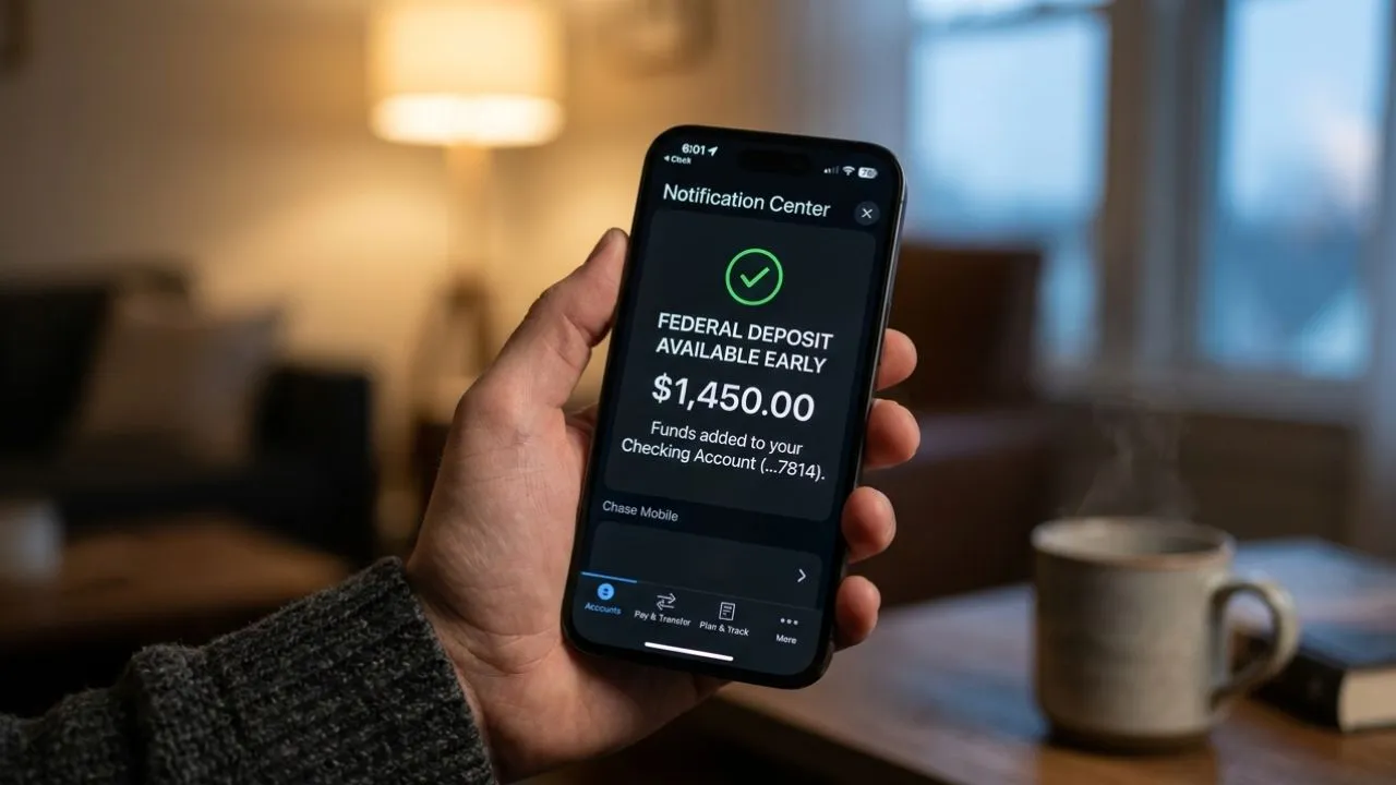 Early direct deposit banks that post federal Social Security and IRS payments two days before the official settlement date in 2026