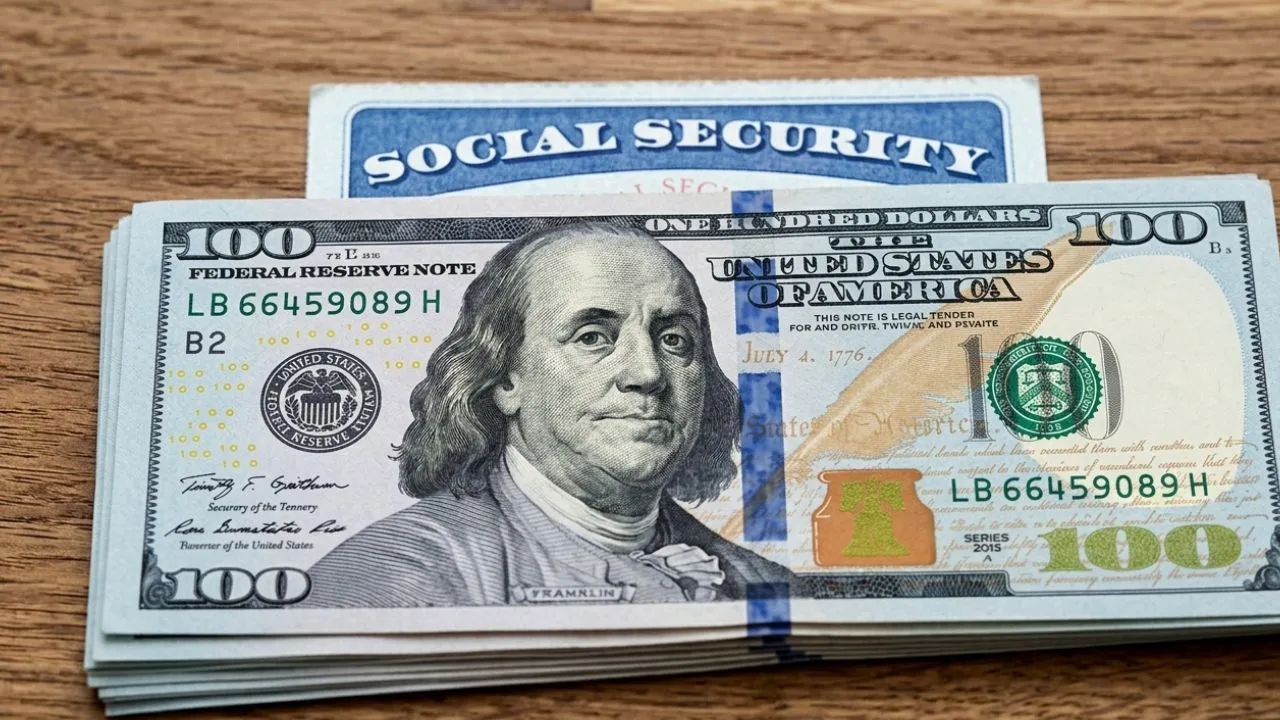 High earning professional reviewing Social Security benefit cap proposal documents at financial planning desk