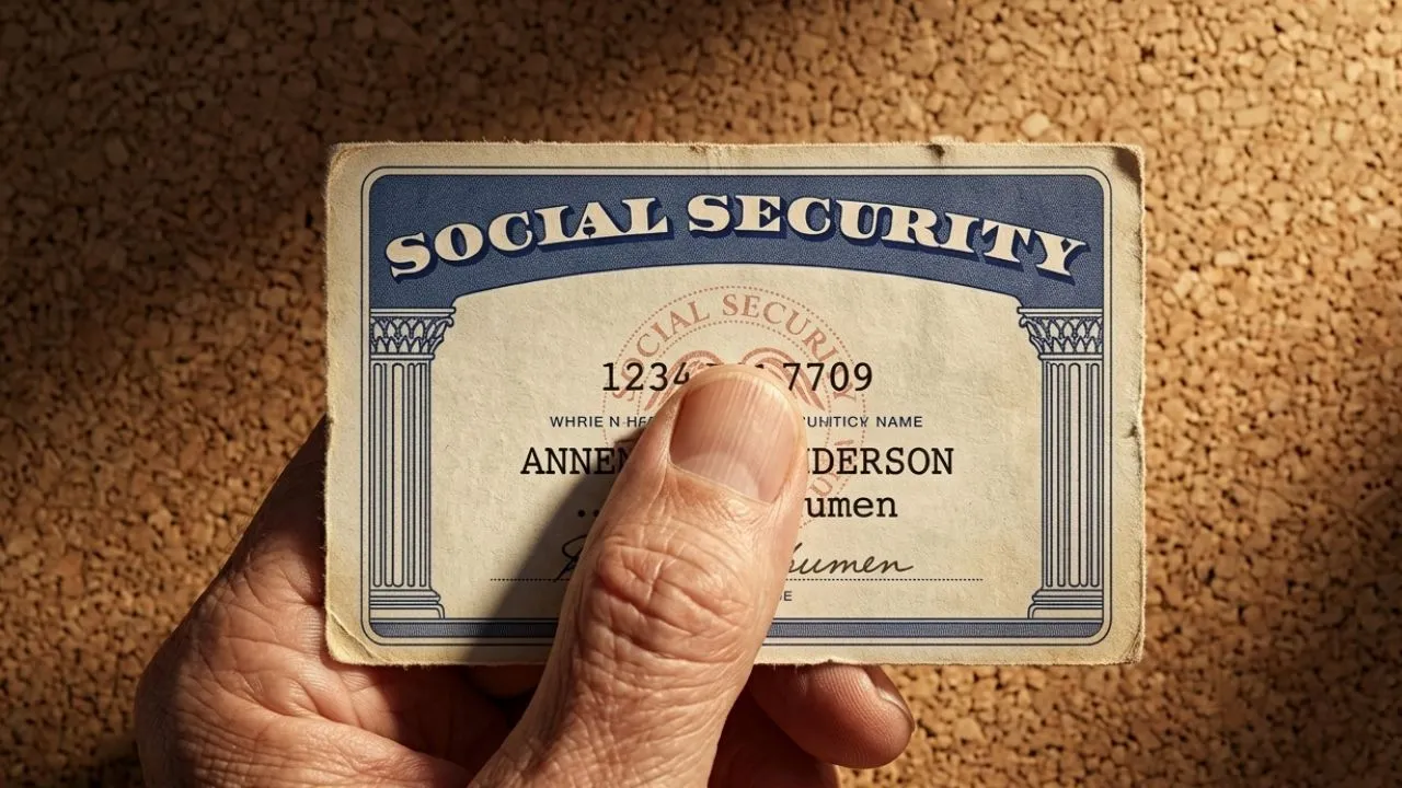 Senior reviewing Social Security statement as 2032 trust fund depletion approaches