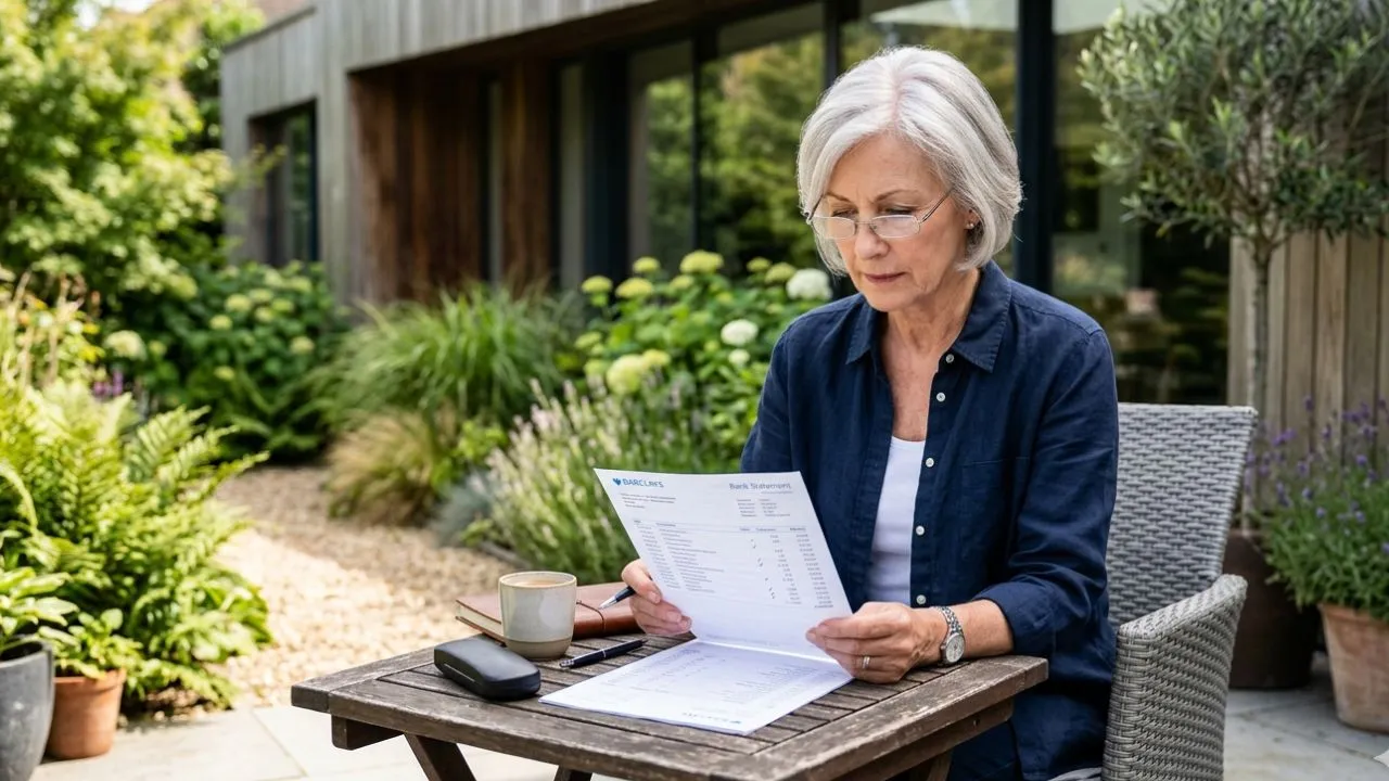 Senior woman reviewing Social Security July 2026 direct deposit schedule at home