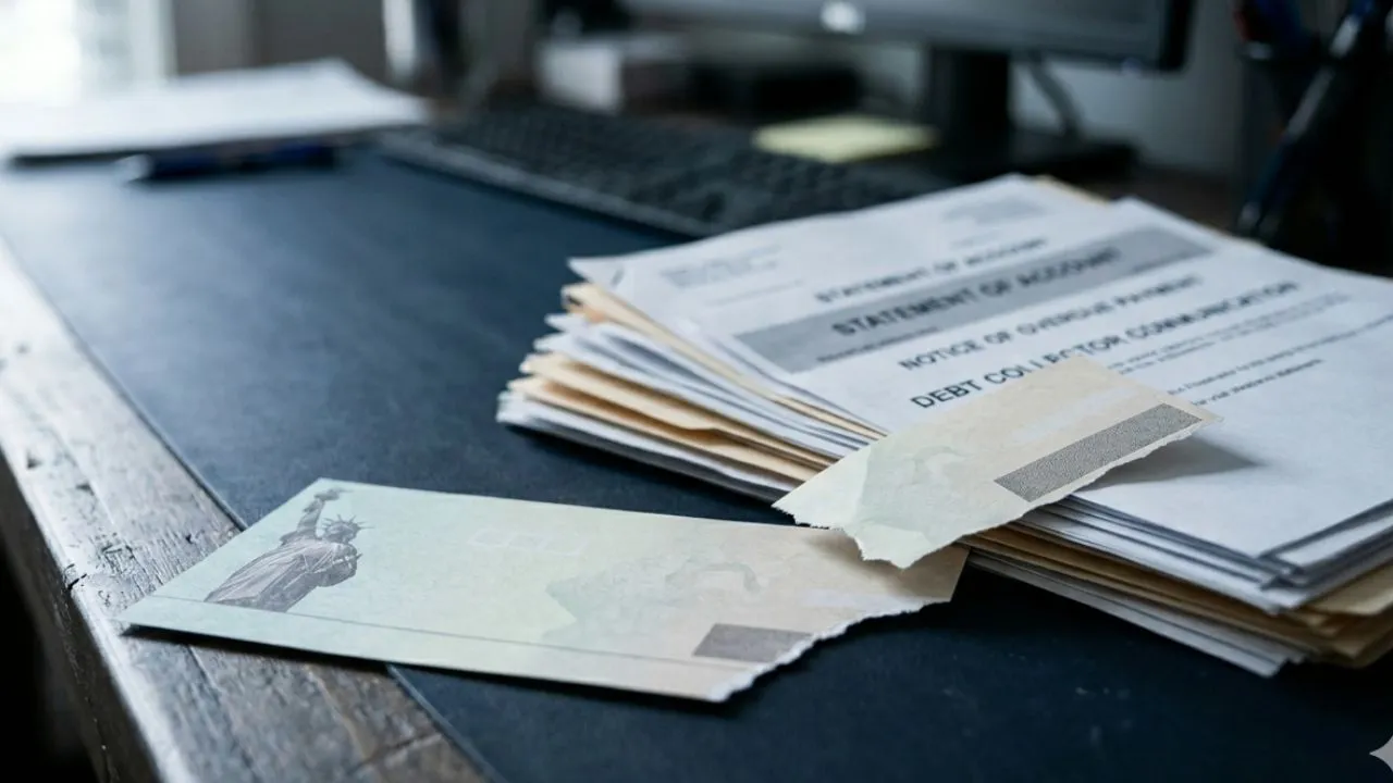 Torn federal refund check representing how the Treasury Offset Program redirects part of a payment to repay outstanding debt