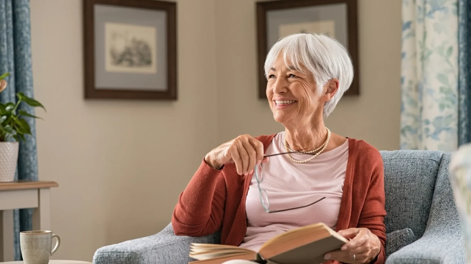 A couple reviews their retirement savings and budget at the kitchen table.