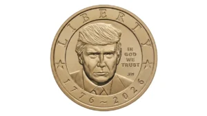 Latest U.S. Financial News and Analysis 6 Illustration of a coin blank on a minting press representing the 2026 commemorative dollar coin