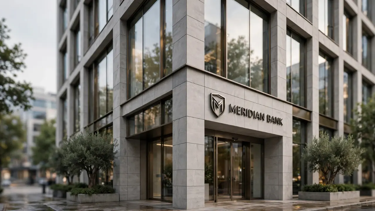 Modern bank interior representing how savings accounts and CDs earn interest under Federal Reserve policy