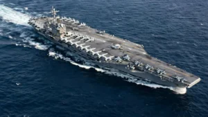 Latest U.S. Financial News and Analysis 28 USS Abraham Lincoln aircraft carrier underway at sea during its extended 266-day deployment