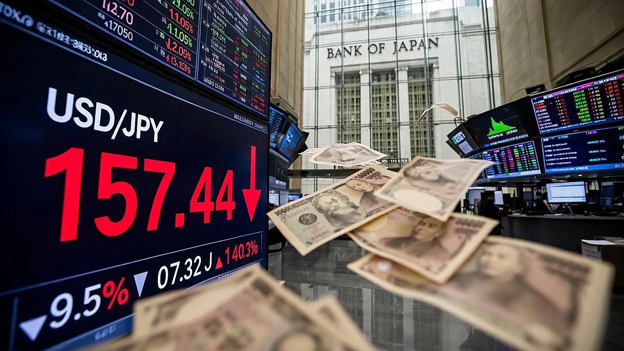 Yen Falls to 157.44 Despite BOJ Rate Hike as Intervention Risk Returns
